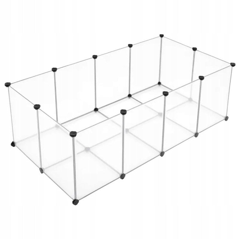 Țarc animale mici – 125x63 cm, cușcă pentru iepuri și porcușori
