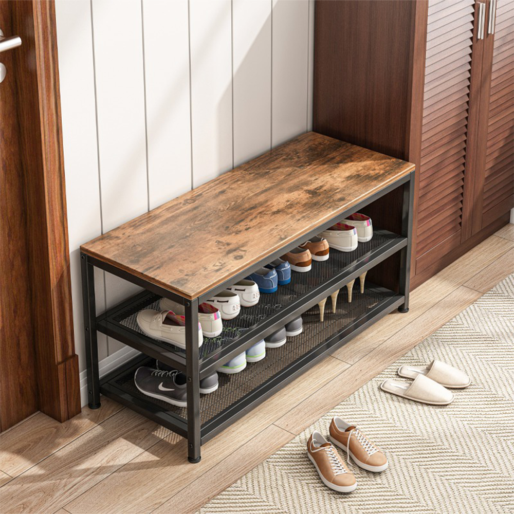 Raft scară 147 cm industrial – MDF + cadru metalic, 4 rafturi, living/birou