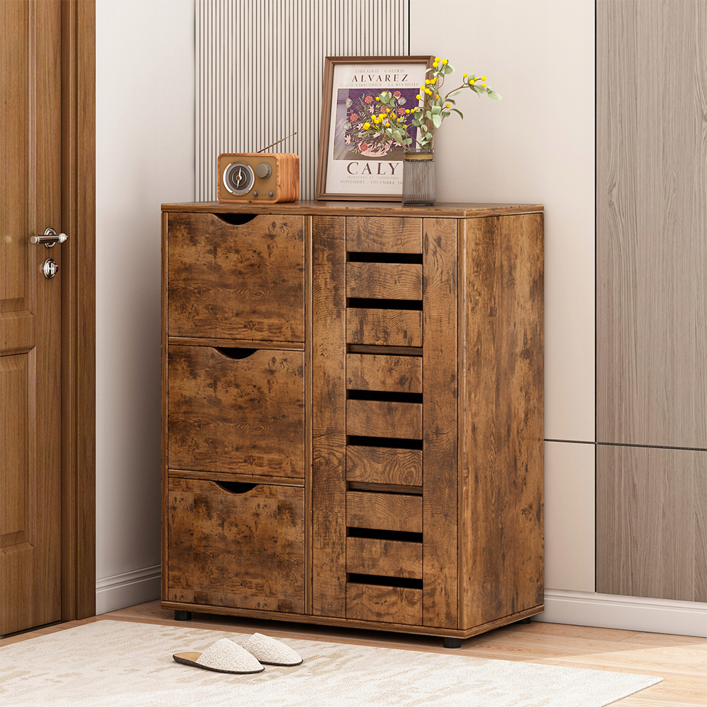 Dulap comodă 4 sertare 60 cm – design contemporan, MDF, pentru living/dormitor