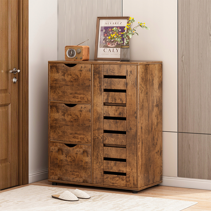 Dulap comodă 4 sertare 60 cm – design contemporan, MDF, pentru living/dormitor