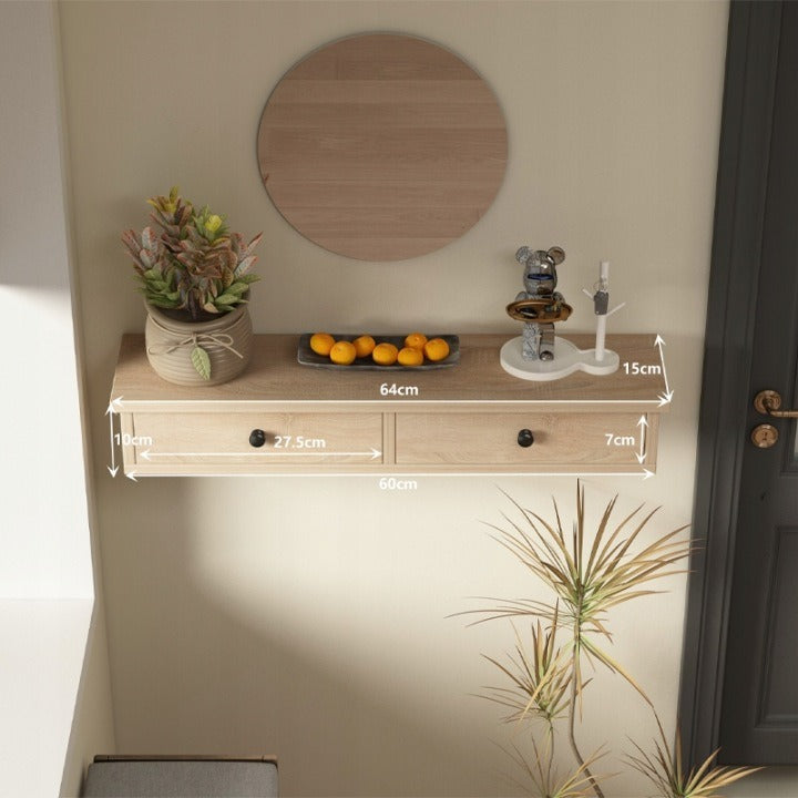Raft Suspendat cu Uși 64 cm Maro Deschis Dulap de Perete Loft Modern