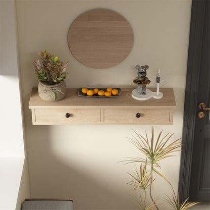 Raft Suspendat cu Uși 64 cm Maro Deschis Dulap de Perete Loft Modern