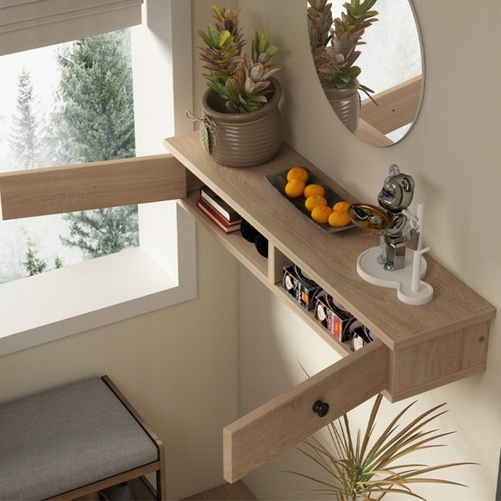 Raft Suspendat cu Uși 64 cm Maro Deschis Dulap de Perete Loft Modern