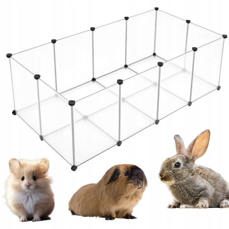 Țarc animale mici – 125x63 cm, cușcă pentru iepuri și porcușori