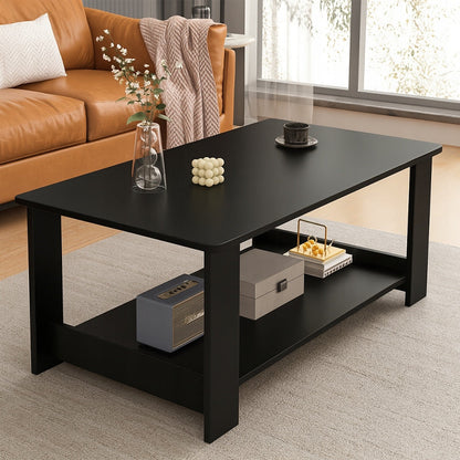 Măsuță consolă loft 80 cm – 2 polițe, MDF + metal