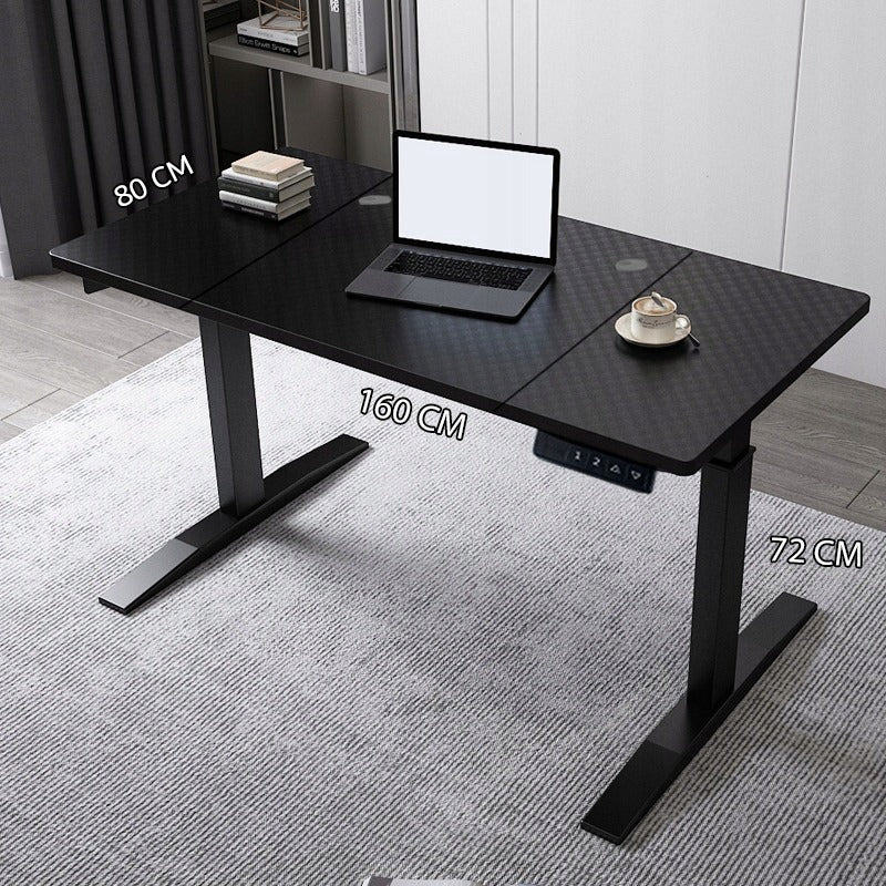 Birou ergonomic electric – 160x80 cm, înălțime ajustabilă