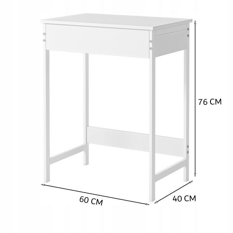 Birou copii 60x40 cm – cu sertar, compact pentru studiu