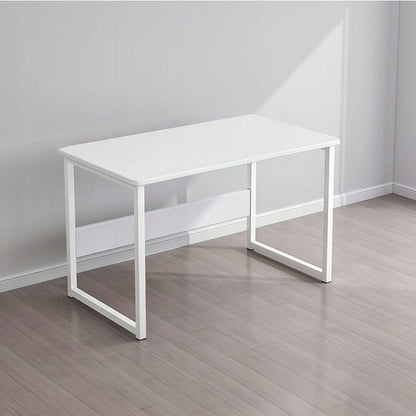 Birou alb 80x37 cm – compact, MDF, pentru spații mici