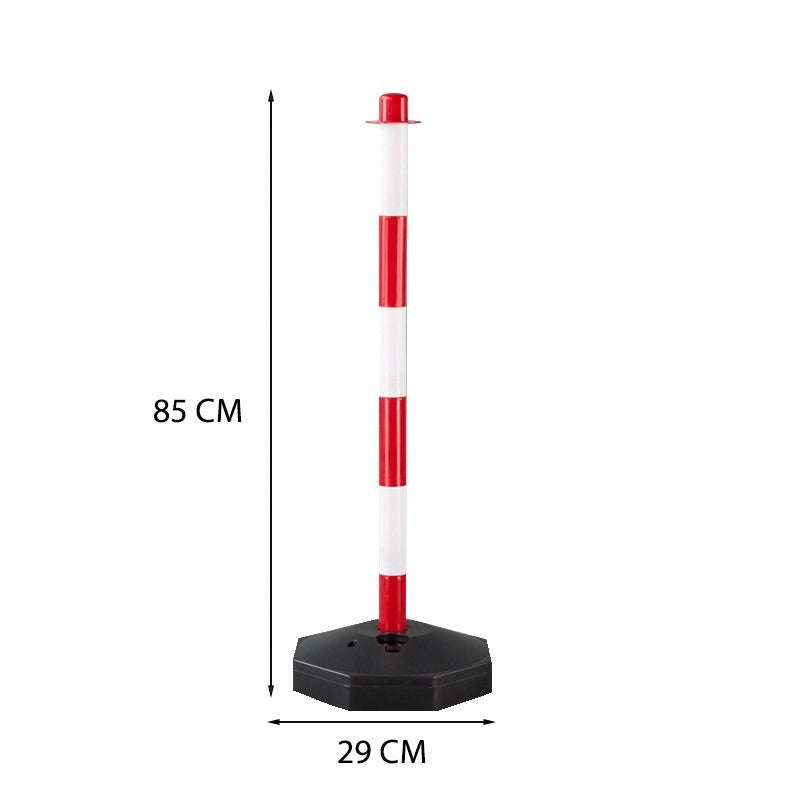 Con de Trafic Reflectorizant din PVC Moale cu Baza Grea, Portocaliu, 50 cm