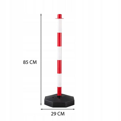 Con de Trafic Reflectorizant din PVC Moale cu Baza Grea, Portocaliu, 50 cm