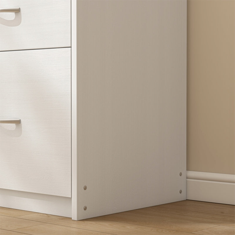 Dulap depozitare 85 cm – 4 sertare, alb, industrial