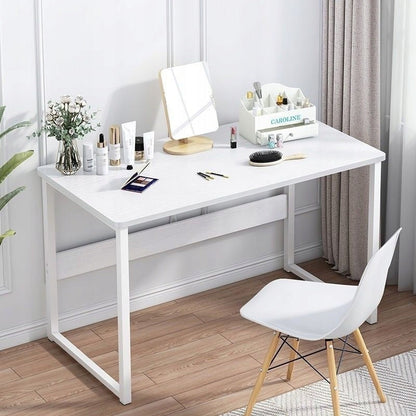Birou alb 80x37 cm – compact, MDF, pentru spații mici