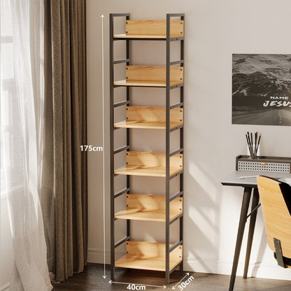 Raft Depozitare Birou Slim pentru Documente si Carti, Etajera Metalica 40 cm